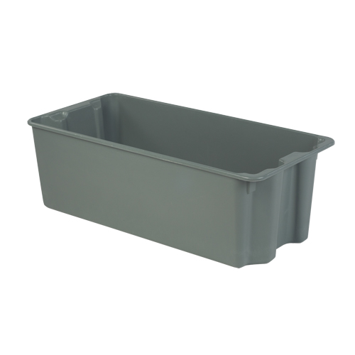 Contenants Stack-N-Nest de Plexton, 20,1" la x 42,5" p x 14,1" h, Gris Ottawa Fastener Supply