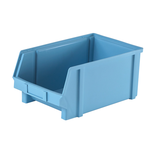 Plastibox&reg; Parts Bin, 8-1/10" W x 6" H x 12-4/5" D, Blue Ottawa Fastener Supply
