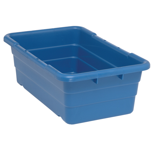 Cross Stack Bins, 16" W x 25.125" D x 8.5" H, Blue Ottawa Fastener Supply