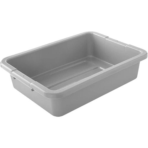 Boîtes utilitaires - Gris, 5" ha x 15" p x 20" lo, Plastique, Gris Ottawa Fastener Supply