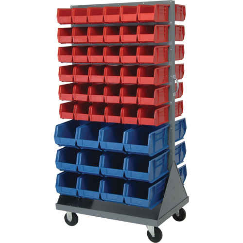 Mobile Louvered Rack Ottawa Fastener Supply