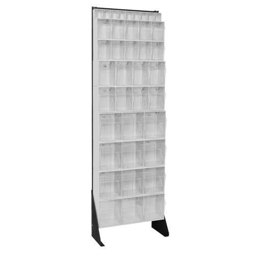 Tip-Out Bins Stand, 23-5/8" W x 8" D x 75" H, 36 Drawers Ottawa Fastener Supply