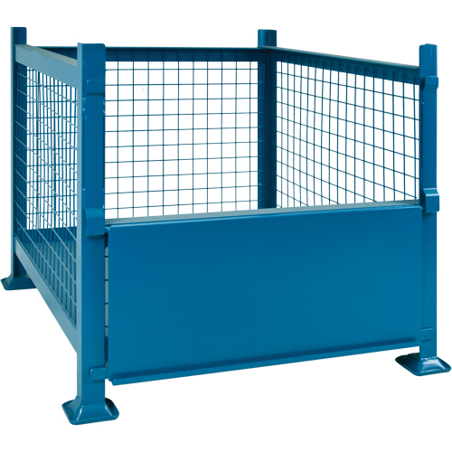 Bulk Stacking Containers, 40.5" W x 48.5" D x 30" H, 3000 lbs. Capacity Ottawa Fastener Supply
