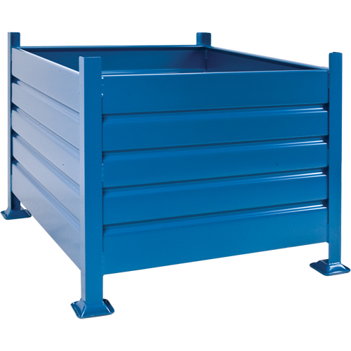 Bulk Stacking Containers, 30" H x 40.5" W x 48.5" D, 4500 lbs. Capacity Ottawa Fastener Supply