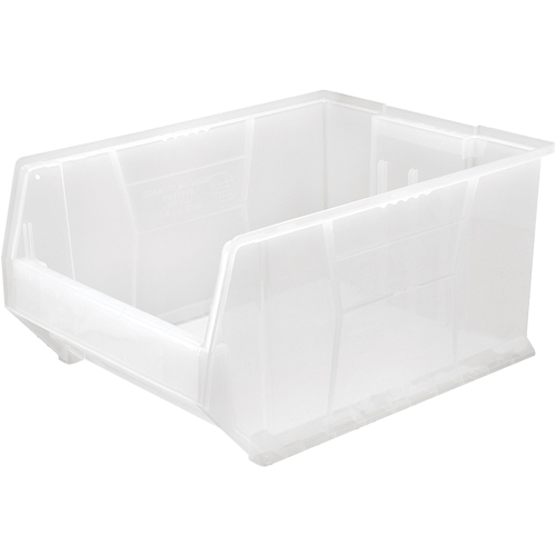 Hulk Containers, 18-1/4" W x 12" H x 23-7/8" D, Clear Ottawa Fastener Supply