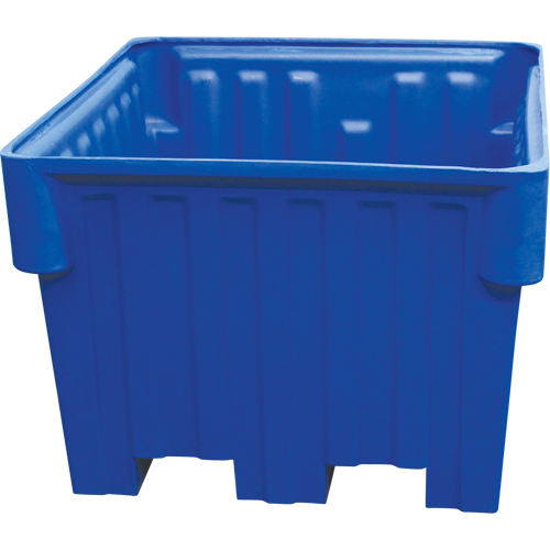 Nesting Forklift Bin, 42" W x 48" D x 30" H, Blue Ottawa Fastener Supply
