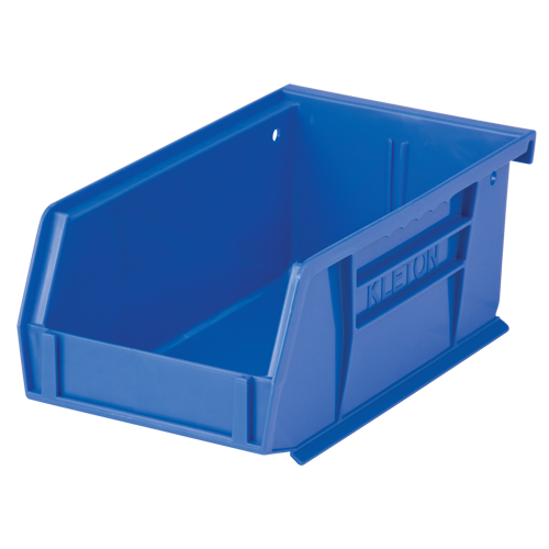 Stack & Hang Bin, 4-1/8" W x 3" H x 7-3/8" D, Blue Ottawa Fastener Supply