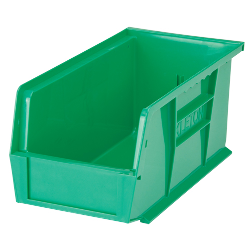 Stack & Hang Bin, 5-1/2" W x 5" H x 10-7/8" D, Green Ottawa Fastener Supply