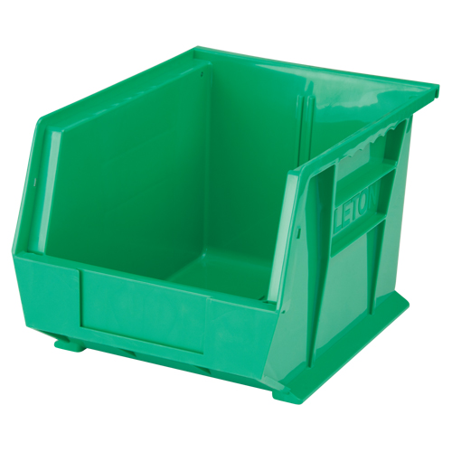 Stack & Hang Bin, 8-1/4" W x 7" H x 10-3/4" D, Green Ottawa Fastener Supply