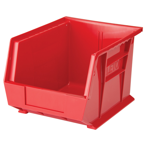 Stack & Hang Bin, 8-1/4" W x 7" H x 10-3/4" D, Red Ottawa Fastener Supply