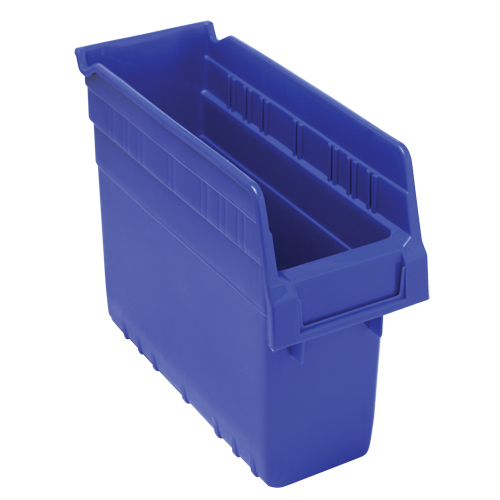 Bacs pour &eacute;tag&egrave;re Store-Max, 4-3/8" la x 8" H x 11-5/8" p, Bleu, Capacit&eacute; 44 lb Ottawa Fastener Supply