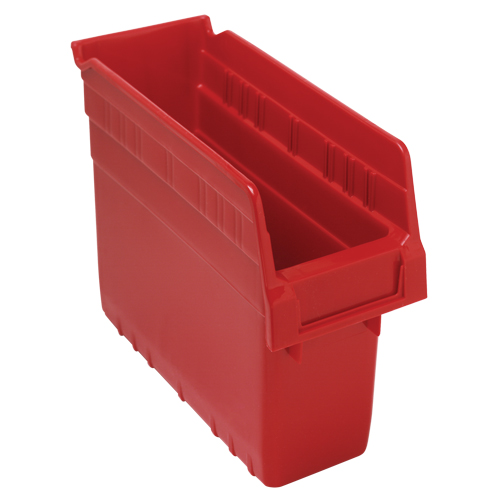 Bacs pour &eacute;tag&egrave;re Store-Max, 4-3/8" la x 8" H x 11-5/8" p, Rouge, Capacit&eacute; 44 lb Ottawa Fastener Supply