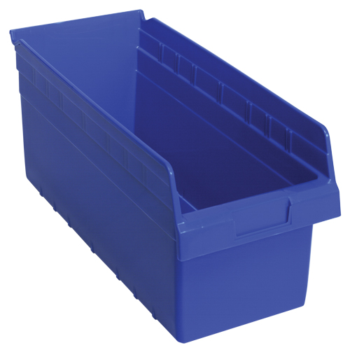 Bacs pour &eacute;tag&egrave;re Store-Max, 8-3/8" la x 8" H x 17-7/8" p, Bleu, Capacit&eacute; 56 lb Ottawa Fastener Supply