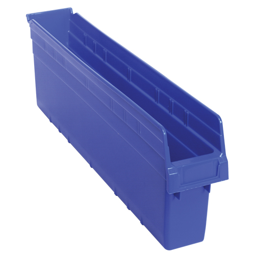 Bacs pour &eacute;tag&egrave;re Store-Max, 4-3/8" la x 8" H x 23-5/8" p, Bleu, Capacit&eacute; 68 lb Ottawa Fastener Supply