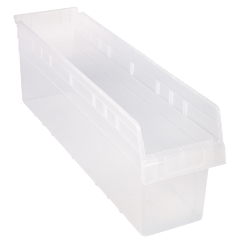 Bacs pour &eacute;tag&egrave;re Store-Max, 6-5/8" la x 8" H x 23-5/8" p, Transparent, Capacit&eacute; 68 lb Ottawa Fastener Supply