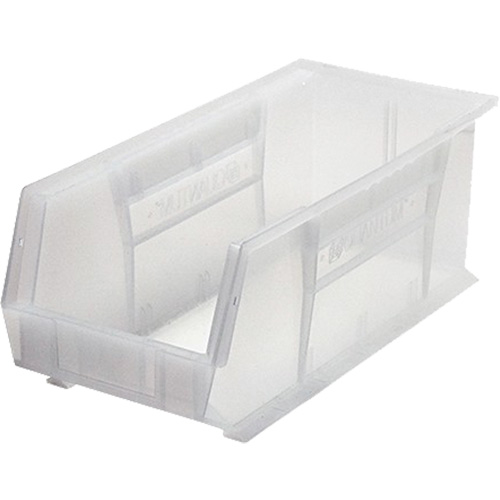 Ultra Stack & Hang Bin, 8-1/4" W x 7" H x 18" D, Clear Ottawa Fastener Supply