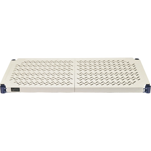 &eacute;tag&egrave;re en fils m&eacute;talliques avec tablettes en plastique, Cadre en fils m&eacute;talliques avec tablettes en plastique, Sans boulons, Capacit&eacute; 600 lb, 30" la x 72" h x 24" p Ottawa Fastener Supply