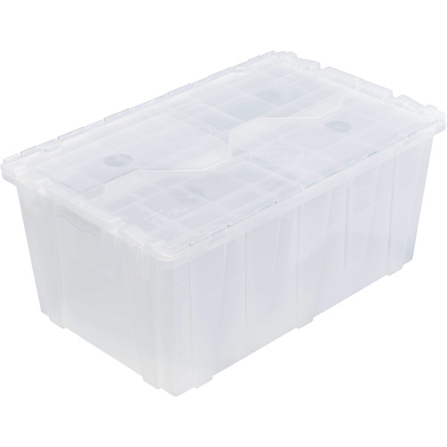 FP243C FliPak Nestable Tote, 26.9" x 16.9" x 12.1", Clear Ottawa Fastener Supply
