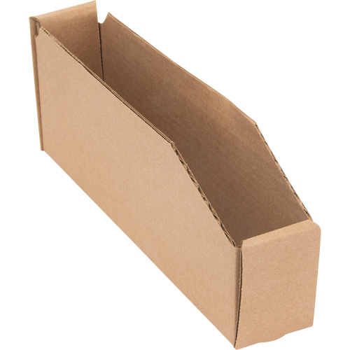 Deep Corrugated Parts Bins, 1-15/16" W x 11-1/4" D x 4-1/2" H, Beige Ottawa Fastener Supply