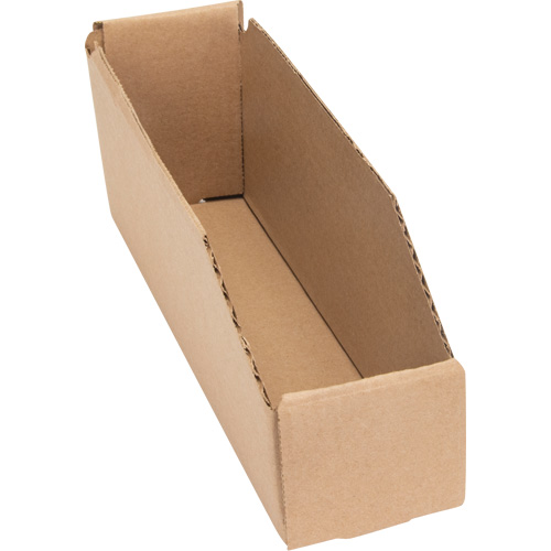 Deep Corrugated Parts Bins, 2-7/8" W x 11-1/4" D x 4-1/2" H, Beige Ottawa Fastener Supply