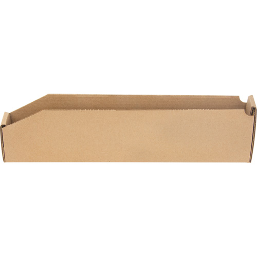 Deep Corrugated Parts Bins, 2-7/8" W x 17-1/4" D x 4-1/2" H, Beige Ottawa Fastener Supply