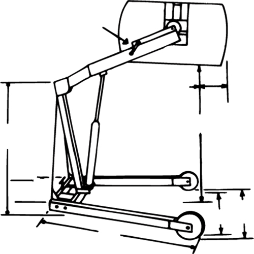 Hydra-Lift Drum Handlers, 55 US gal. (45 Imperial Gal.) Capacity Ottawa Fastener Supply