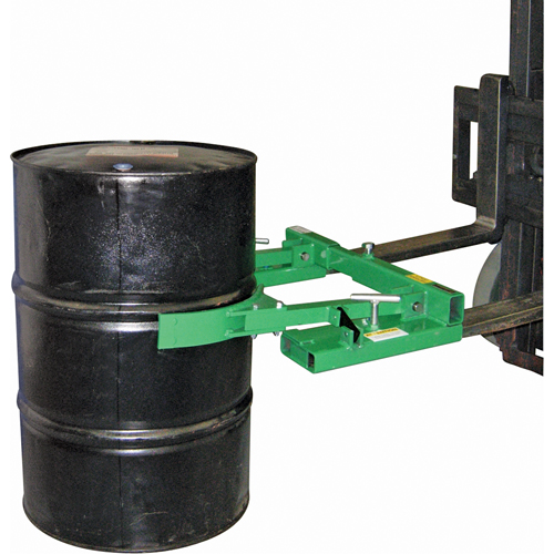 Gravity-Actuated Mechanical Auto-Grip Drum Lift, For 30 - 85 US Gal. (25 - 70 Imperial Gal.) Ottawa Fastener Supply