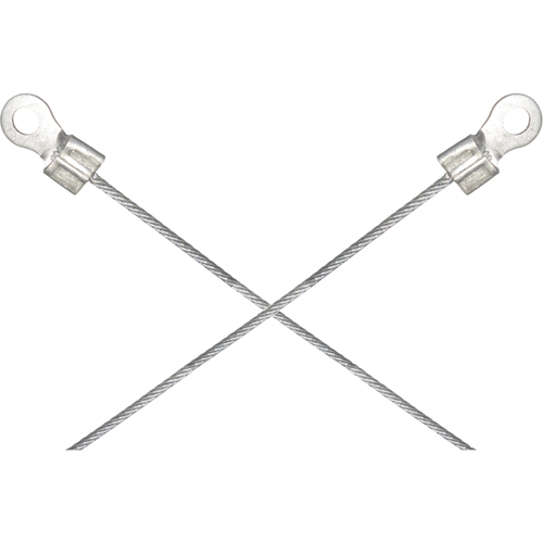 Assemblages l&eacute;gers de cables de masse et de mise &agrave; la terre - Deux raccordements a/borne d'extr&eacute;mit&eacute; de 1/4" Ottawa Fastener Supply