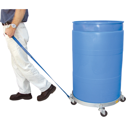 Chariots &agrave; &eacute;tages multiples pour baril, Acier, Capacit&eacute;e 900 lb, Diam&egrave;tre 23-1/2", Roue en Caoutchouc Ottawa Fastener Supply