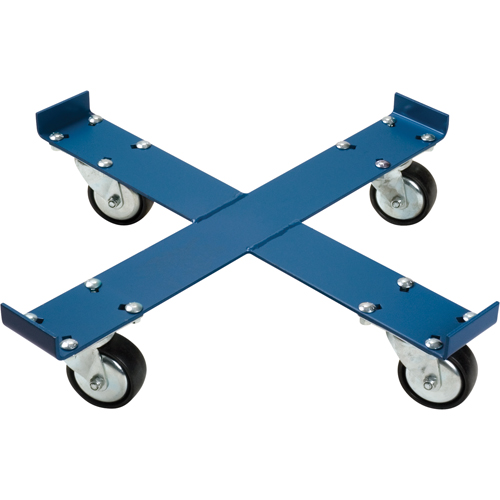 Drum Dolly, Steel, 1000 lbs. Capacity, 24" Diameter, Polyurethane Casters Ottawa Fastener Supply