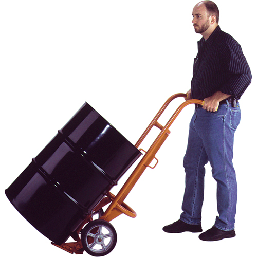 Chariots ergonomiques pour baril, Fabriqu&eacute; en Acier, 55 - 85 gal. US (45 - 70 gal. imp.) Ottawa Fastener Supply