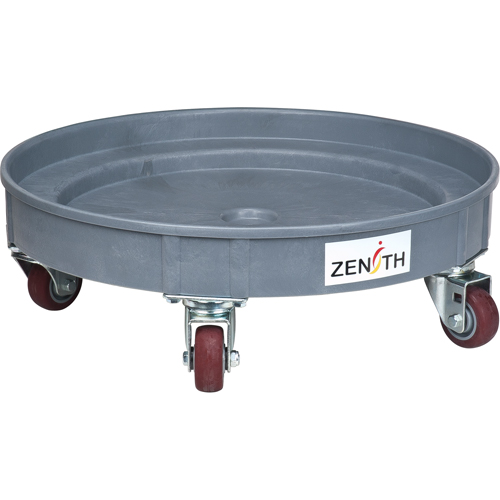 Leak Containment Drum Dolly, 24.25" dia. X 7.625" H, 1.5 US Gal. Spill Cap. Ottawa Fastener Supply