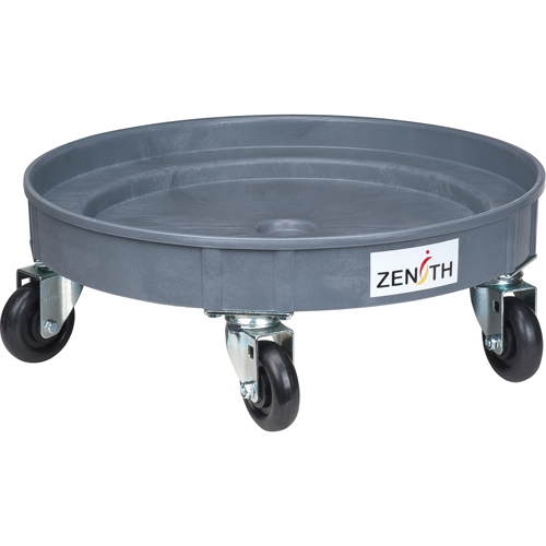 Leak Containment Drum Dolly, 24.25" dia. X 8.625" H, 1.5 US Gal. Spill Cap. Ottawa Fastener Supply