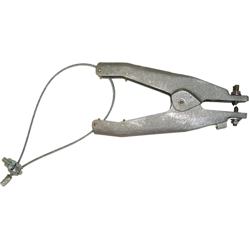 Prise de masse statique (s&eacute;rie GAT), Corps en Aluminium coul&eacute;, Pointe style cuvette en Laiton, 2 pointes style cuvette isol&eacute;es Configuration, 1-1/4" Ouverture max. Ottawa Fastener Supply