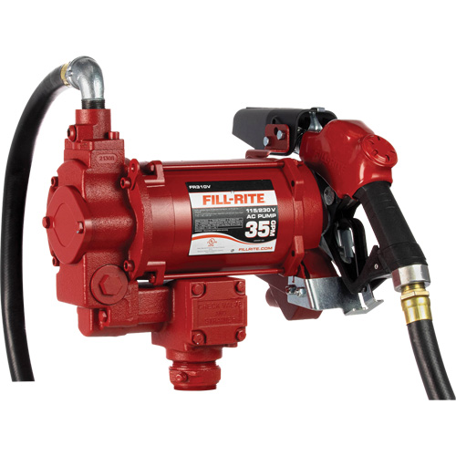 AC Utility Rotary Vane Pumps with Nozzle, 115/230 V, 35 GPM Ottawa Fastener Supply