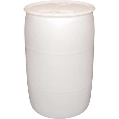 Polyethylene Drums, 30 US gal. (25 imp. Gal.), Closed Top, Natural Ottawa Fastener Supply