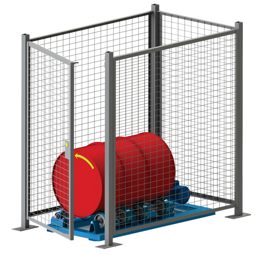 Stationary Drum Roller - Guard Enclosure Ottawa Fastener Supply