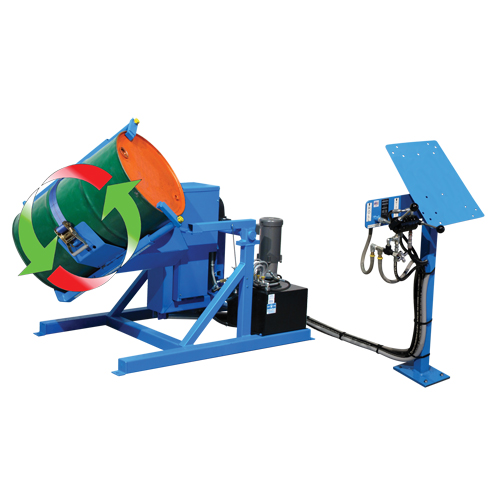 Basculeur de baril Tilt to Load, 55 gal. US (45 gal. imp.) Capacit&eacute;, Vitesse variable, 2 CV Ottawa Fastener Supply