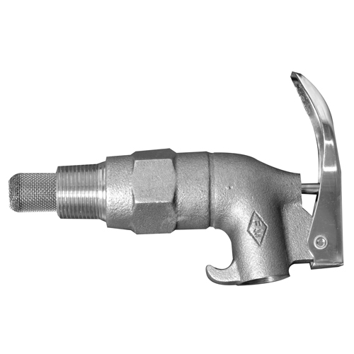 Soupape de baril en zinc avec pare-flamme, Alliage de zinc, entr&eacute;e NPT 3/4" Ottawa Fastener Supply