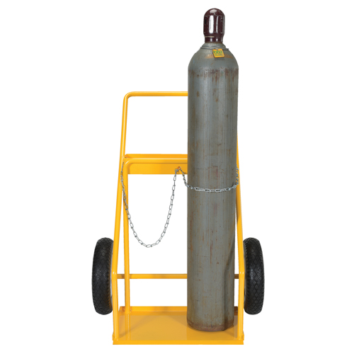 Chariot pour bouteille de gaz, Roues Caoutchouc, Base de 22" la x 14-1/8" lo, 250 lb Ottawa Fastener Supply