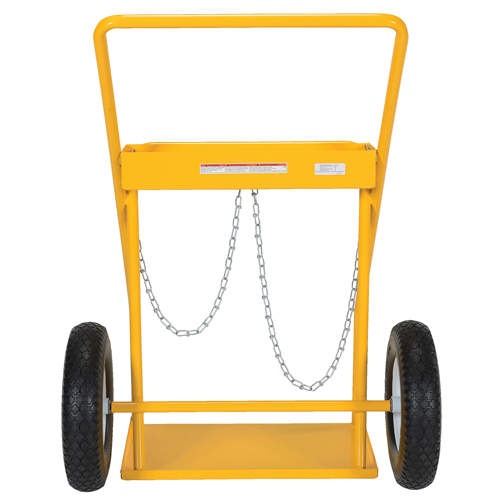 Chariot pour bouteille de gaz, Roues Caoutchouc, Base de 22" la x 14-1/8" lo, 250 lb Ottawa Fastener Supply