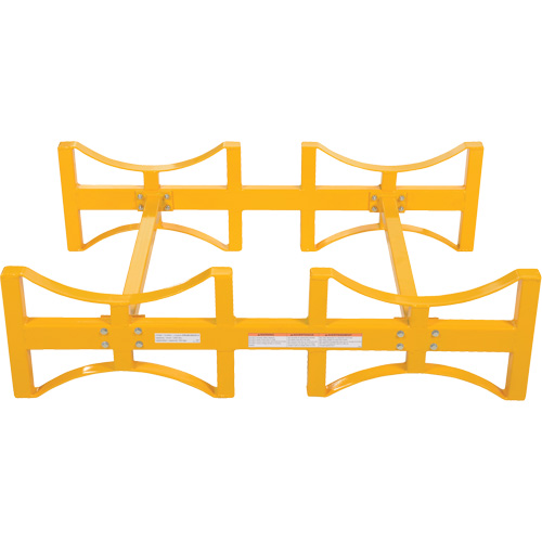 Steel Stackable Drum Rack, 2 Drums, 1600 lbs. Capacity, 45-1/2" W x 29-7/8" D x 12-3/4" H Ottawa Fastener Supply