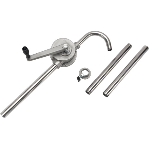 Rotary Type Drum Pump, Stainless Steel, Fits 55 Gal., 12 oz./Stroke Ottawa Fastener Supply