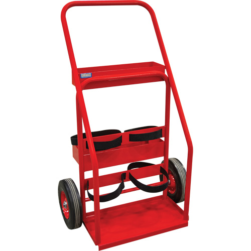 Hot Works Fire Prevention Cart, Semi-Pneumatic Wheels, 17.75" W x 8.9" L Base, 100 lbs. Ottawa Fastener Supply