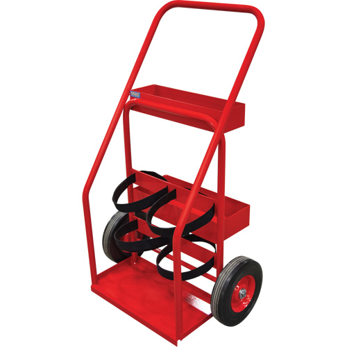 Hot Works Fire Prevention Cart, Semi-Pneumatic Wheels, 17.75" W x 8.9" L Base, 100 lbs. Ottawa Fastener Supply