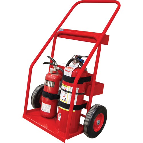 Hot Works Fire Prevention Cart, Semi-Pneumatic Wheels, 17.75" W x 8.9" L Base, 100 lbs. Ottawa Fastener Supply