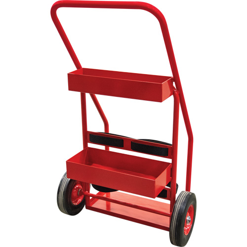 Hot Works Fire Prevention Cart, Semi-Pneumatic Wheels, 17.75" W x 8.9" L Base, 100 lbs. Ottawa Fastener Supply