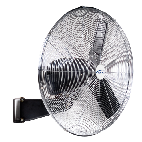 Non-Oscillating Wall Fan, Industrial, 2 Speed, 30" Diameter Ottawa Fastener Supply