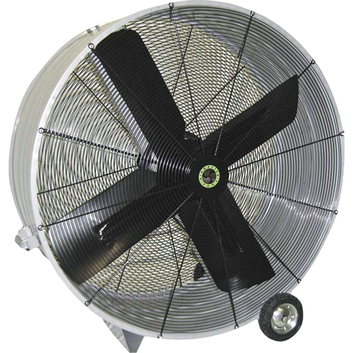 Belt Drive Drum Fans, Industrial, 1 Speed, 48" Diameter Ottawa Fastener Supply