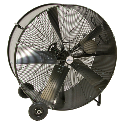 Heavy-Duty Fixed Belt Drive Drum Fan, Industrial, 2 Speed, 42" Diameter Ottawa Fastener Supply